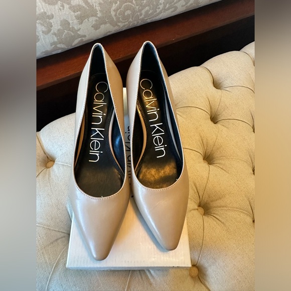 TWO PAIRS:  Calvin Klein leather pumps duet bundle! - Picture 8 of 9